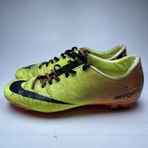 Nike Mecurial Vapor Neon Orange & Yellow 555613-708 Mens Size 10.5 (Used READ)